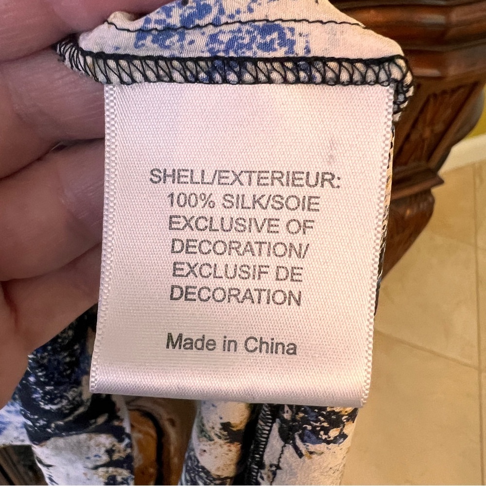 Tory Burch Silk Tunic, Euc - image 3